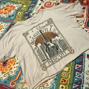 Altard State Nashville Music City Graphic Crop Tee!